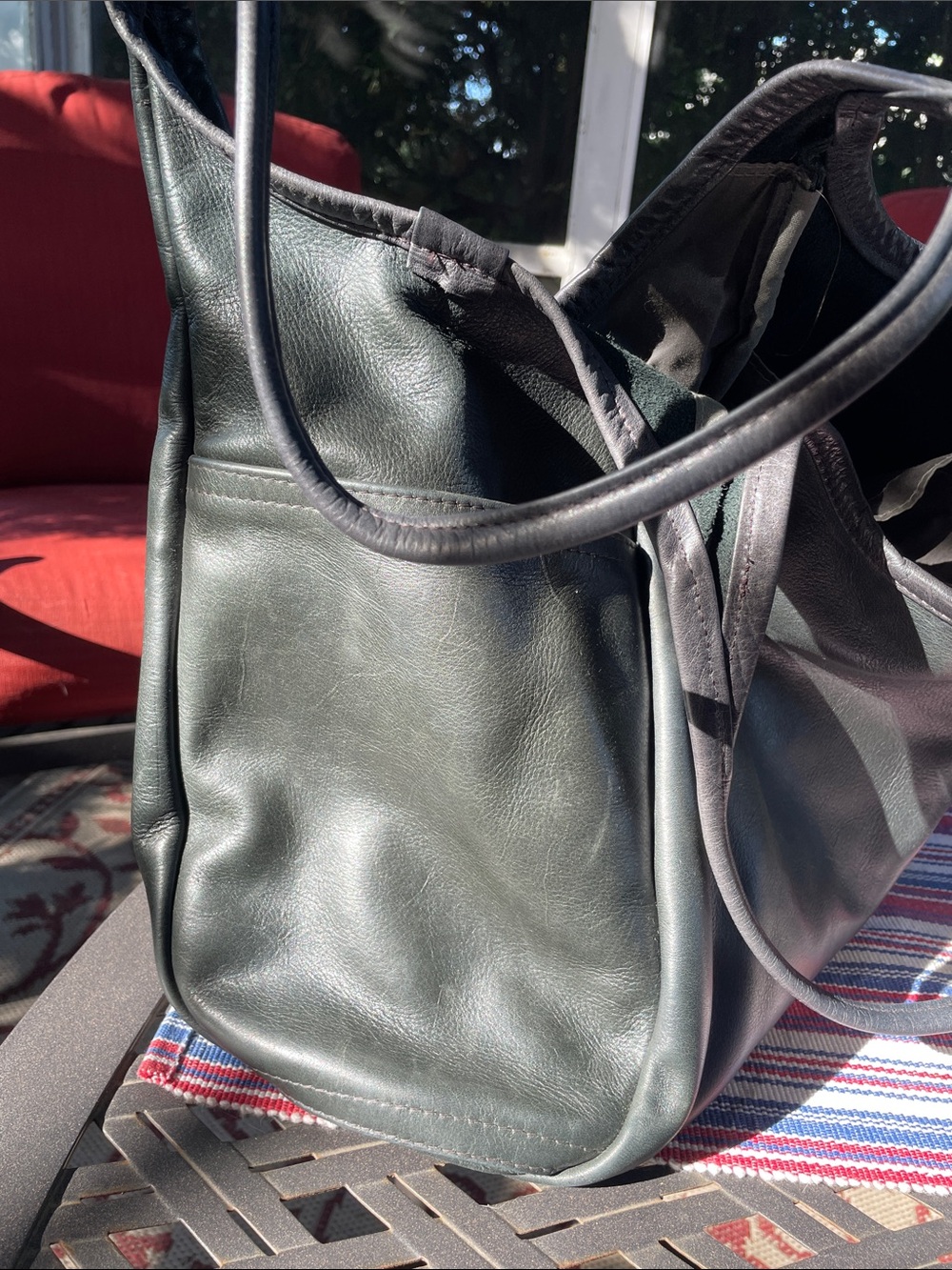 Rough and Tumble Large Minimal Tote Dark Gray EUC Made in USA - Picture 13 of 14